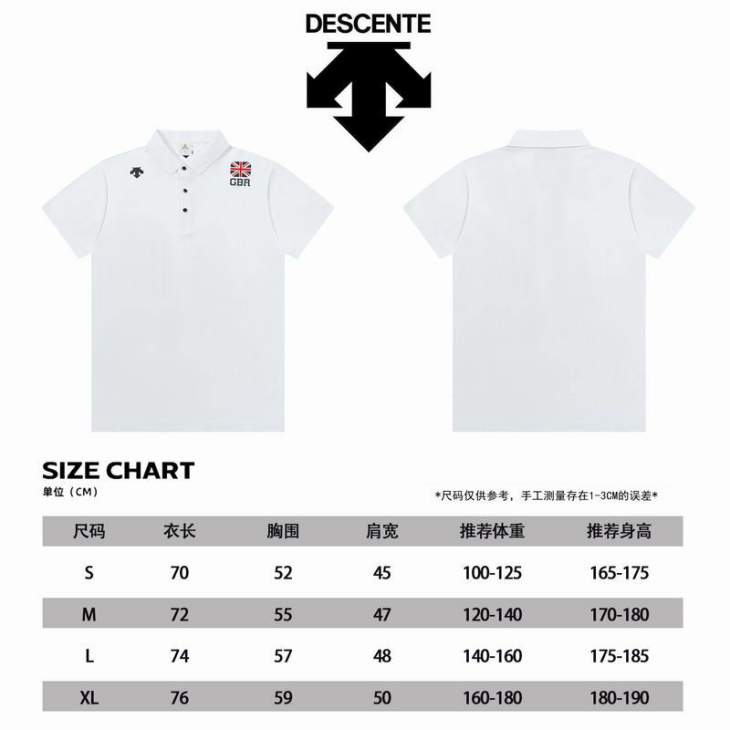 Picture of Descente Polo Shirts Short _SKUDescenteS-XLaztx1089628620